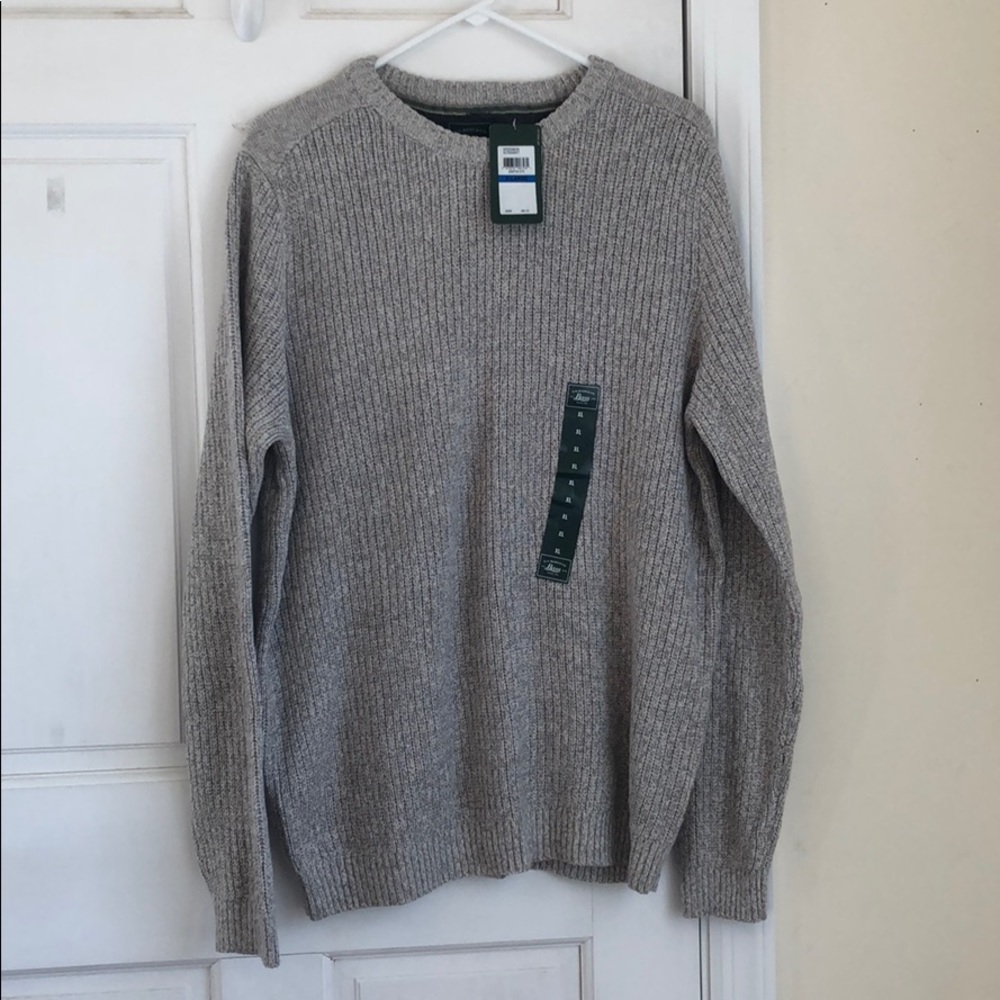 Light Gray Bass Sweater